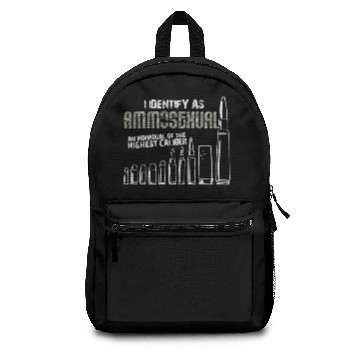 Discover Gun Rights Ammosexual Gun Lover 2Nd Amendment Backpacks