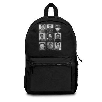 Discover Serial killer collage Backpacks