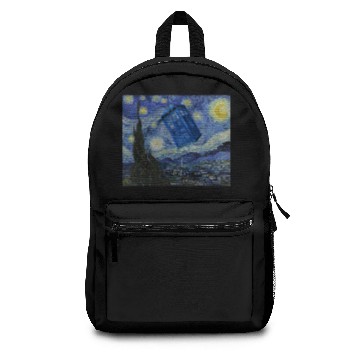 Discover Starry Night Tardis - Tardis - Backpacks