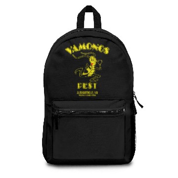 Discover Vamonos Pest Control Logo Backpacks