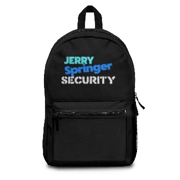 Discover Jerry Springer Security - Jerry Springer - Backpacks