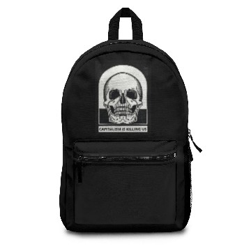 Discover Capitalism is Killing Us Backpacks