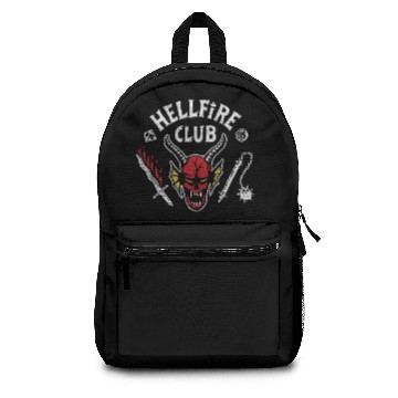 Discover Stranger Things 4 Hellfire Club Skull & Weapons Backpacks Backpacks