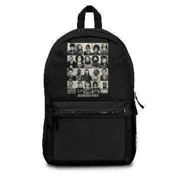 Discover rock and roll rock star mugshot, rock music, band Backpacks, rock Backpacks, music Backpacks, elvis, kurt cobain, johny cash Backpacks