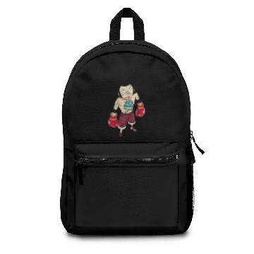 Discover Boxing Luffy Grunge Style Backpacks