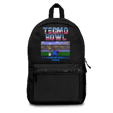 Discover Tecmo Bowl Champion 1989 Backpacks