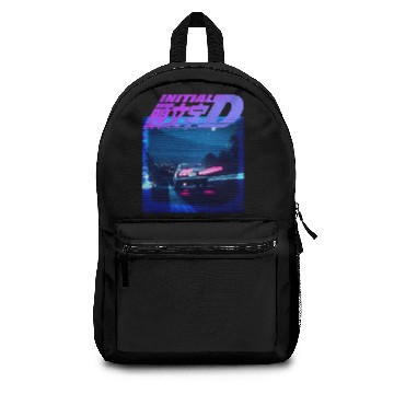 Discover Initial D Neon AE86 Classic Backpacks