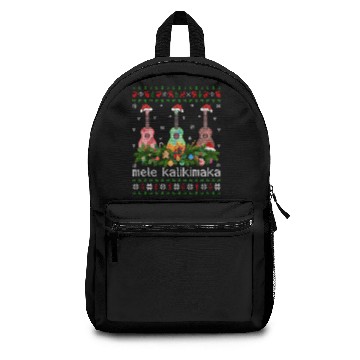 Discover Mele Kalikimaka Ukulele Guitar Backpacks