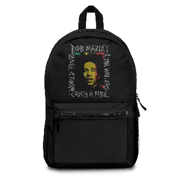 Discover Bob Marley Unisex Backpacks: Rasta Scratch