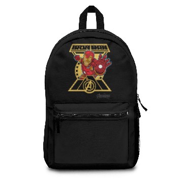 Discover Iron Man Character Badge Backpacks