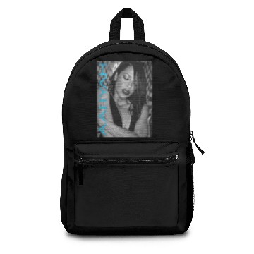 Discover Aaliyah Blue Glowing Logo Pullover Backpacks