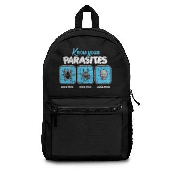 Discover Know Your Parasites - Funny Pullover Backpacks