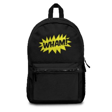 Discover wham! with starburst comic hero Backpacks