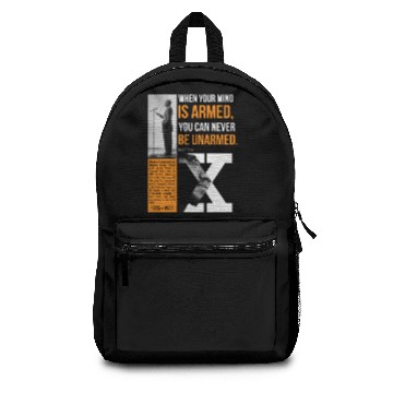 Discover Malcolm X Quote Backpacks