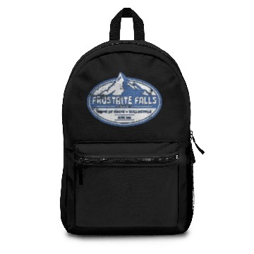 Discover Frostbite Falls, distressed - Rocky And Bullwinkle - Backpacks
