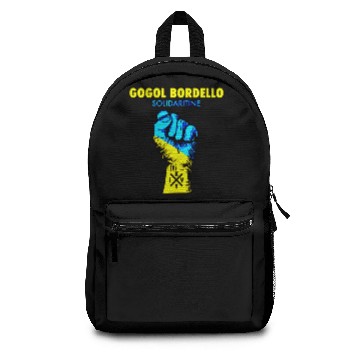 Discover gogol bordello solidaritine logo Backpacks