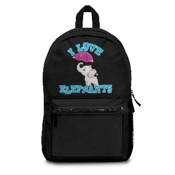 Discover I love elephants Backpacks