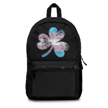 Discover Transgender Shamrock Pride Flag Backpacks