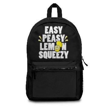 Discover Easy Peasy Lemon Squeezy Fun Summertime Lemonade Backpacks