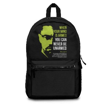 Discover Malcolm X Quote Backpacks