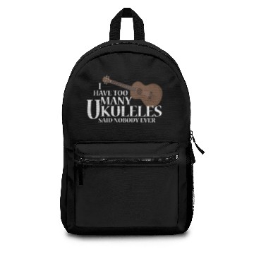Discover Too Many Ukuleles Backpacks