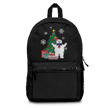 Discover Stay Puft Ghostbusters Around The Christmas Tree - Stay Puft - Backpacks