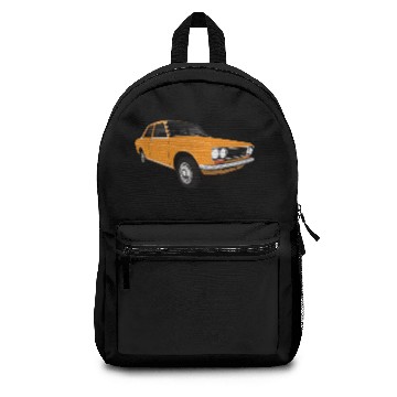 Discover Orange Datsun Bluebird 1600 (510) Backpacks
