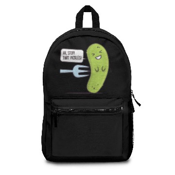 Discover Stop! That Pickles Backpacks