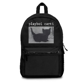 Discover Playboi Carti Black Cat Pullover Backpacks - WLR Merch