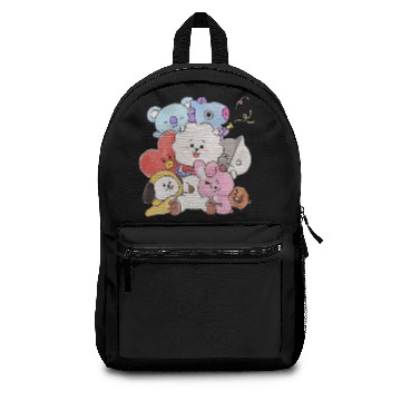 Discover BT21 Hooded Backpacks