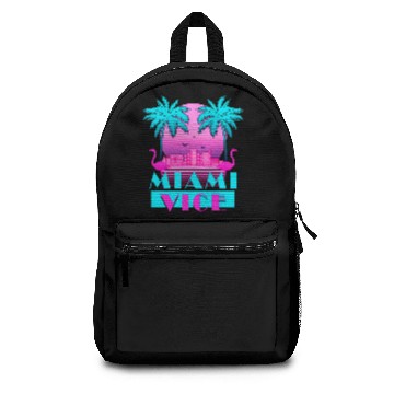 Discover Miami Vice - Retro 80s Design Backpacks