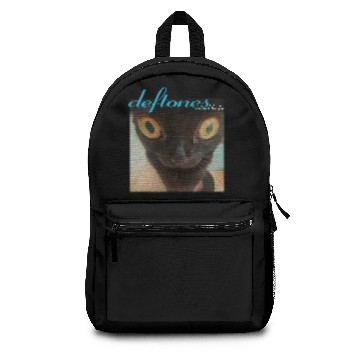 Discover Deftone around the fur cat band Vintage Backpacks