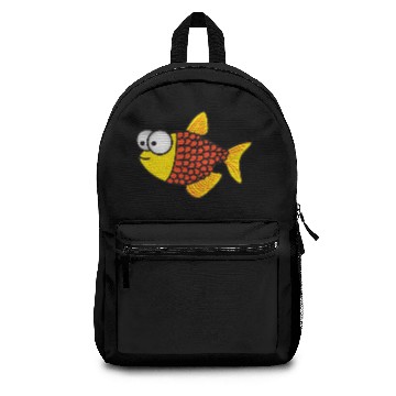 Discover Cool Fish Graphic Tie Dye Backpacks