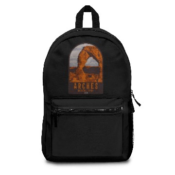 Discover Arches National Park Baseball Tees Backpacks