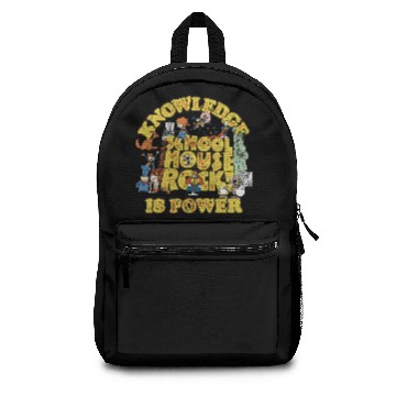 Discover Schoolhouse Rock Knowledge Is Power Logo Group Backpacks