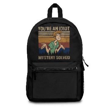 Discover Scooby Doo Scooby-Doo Backpacks You're An Idiot Mystery Solved Backpacks