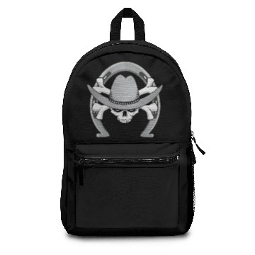 Discover Cowboy Skull Horseshoe Backpacks