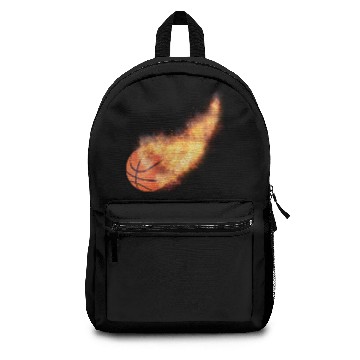 Discover Flaming Basketball Backpacks