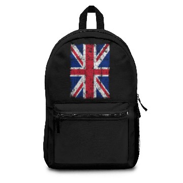 Discover Union Jack Flag Grunge Backpacks