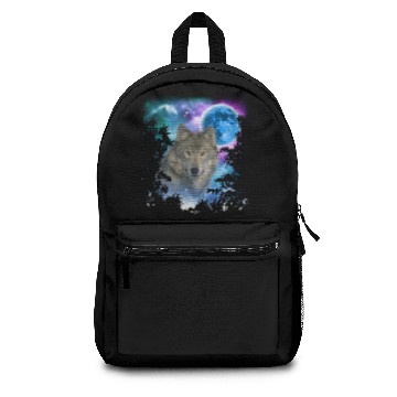 Discover Grey Wolf MidNight Forest Backpacks