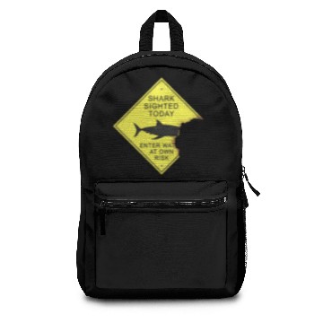 Discover Shark attack panel Backpacks