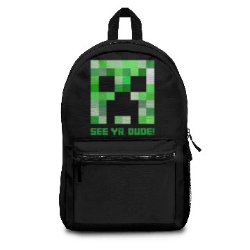 Discover Minecraft: See ya, dude! - Creeper Backpacks