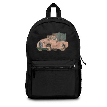 Discover Hand painted cartoon car Backpacks