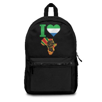 Discover Sierra Leone Black Power Backpacks