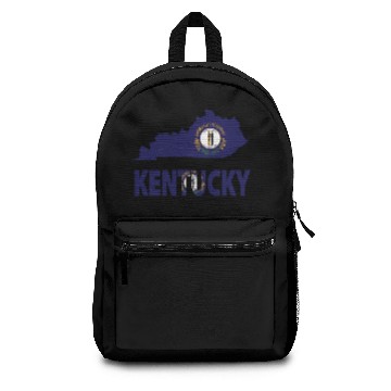 Discover Kentucky Flag Map Backpacks