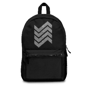 Discover Gray Chevron Backpacks