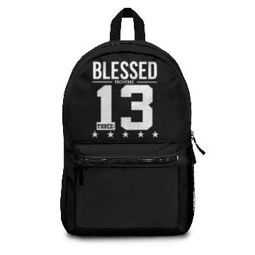 Discover Blessed Proverbs 3:13 Bible Verse Scripture Backpacks