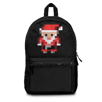 Discover Santa 8 bit Backpacks