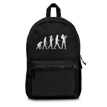 Discover Violinist Evolution Funny Violin Music Backpacks