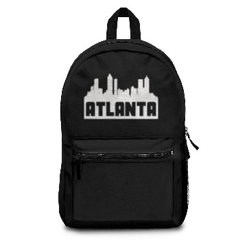 Discover Atlanta Georgia Skyline Silhouette Backpacks